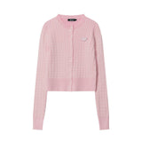Women Sweater Short Knitted Women's Cardigan Autumn Long Sleeve Sweater