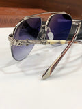 Chrome Hearts Sunglasses Light Luxury Fashion Exquisite Half Frame Sunglasses