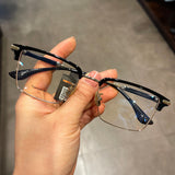 CHH Chrome Hearts Glasses Pure Titanium Ultra Light Large Frame Retro Myopia Myopia Glasses Frame