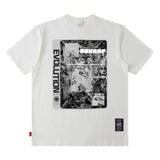 Men T Shirt Men's Hip Hop Loose Short Sleeve T-shirt Astronaut