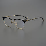 CHH Chrome Hearts Glasses Frameless Pure Titanium Glasses Frame Business