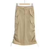 Women Skirt Women's Summer Retro Long Skirt