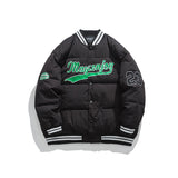 Varsity Jacket Vintage Embroidery Pattern Baseball Uniform Cotton Clothes