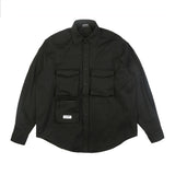 Men Long Sleeved T Shirt Functional Workwear Shirt Men's Three-Dimensional Design Long Sleeve Shirt Outer Wear Ins