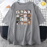 Printed T-Shirt Women's Summer Short Sleeve Loose Hip Hop Street T-Shirt Women