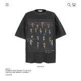 American vintage street T-shirt cotton men loose summer