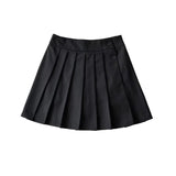 Women Skirt Summer High Waist Pleated Skirt Female Preppy Style Skirt