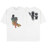 Travis Scott T-Shirt TRAVIS SCOTT CACTUS JACK Loose Crew Neck Short Sleeve