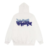 Men Hoodie Letter Hooded Sweater Spring and Autumn Men's Loose Casual Long Sleeves Pullover