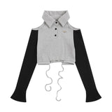 Women Long Sleeve T-Shirt Long Sleeve T-shirt Girls Short Cotton