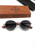 Chrome Hearts Sunglasses Light Luxury Titanium Frame Sunglasses Retro Literary Sunglasses