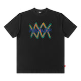 Men's T Shirt Printed Top T-shirt Men's and Women's Loose Short Sleeve