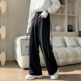 Men Sweatpants Men's Summer High Waist Straight-Leg Shorts Drape Casual