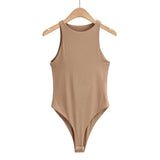 Women Camisole Summer Women's Solid Color Sleeveless round Neck