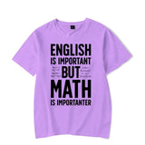 New Mens Brand T-shirt ENGLISH IS IMPORTANT BUT MAT