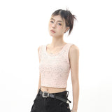 Women's Vest Printed Short Vest Women's Summer Sleeveless Top