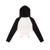 Women Hoodie Hoodie Women's Fall Color-Blocking Long Sleeve Pullover