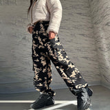 Women Cargo Pants Overalls Women's Autumn Loose Trousers
