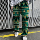 Men Pant Printed Loose Trousers Casual Trousers