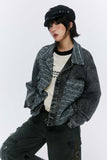 Unisex Jacket Fall Classic Style Washed Coat Women's Clothing