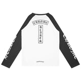Chh Chrome Heart Long Sleeve Shirt Unisex Fashion Loose Long Sleeve Shirt