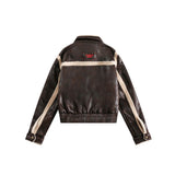 Unisex Jacket Winter Lambskin Hot Girl Leather Jacket