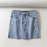 Women Skirt Summer Sheath Denim Skirt Skirt