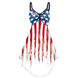 National Flag Day Dress Summer Dress Digital Printing Leisure