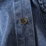 Women T-Shirt 2 Vintage Distressed Oversize Casual Denim Jacket Coat for Women