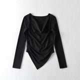Women T-Shirt Long-Sleeved T-shirt Women's Bottoming Shirt Top