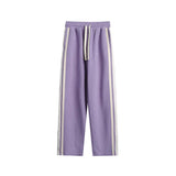 Unisex Pants Autumn Washed Drawstring Casual Pants