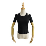 Women T-Shirt Summer Short Sleeve T-shirt Top Bottoming Shirt
