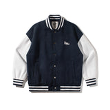 Varsity Jacket Vintage Autumn Retro Loose Letters