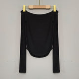 Women Long Sleeve Shirt T-shirt Long Sleeve Bottoming Shirt Women's Top