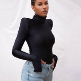 Women Jumpsuit Summer Fashion High Collar Long Sleeve Dress