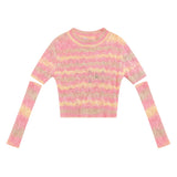 Women Sweater Women's Spring and Autumn Slim Fit Short Sweater
