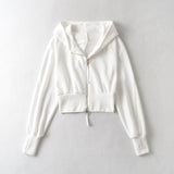 Women T-shirt Autumn Leisure Minimalist Hooded Sweater Women's Loose Long Sleeve