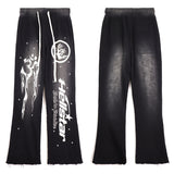 HS Outfit: Hoodie/Sweatpants (Separate Purchase Options) Vintage Distressed