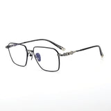 CHH Chrome Hearts Glasses Versatile Titanium Frame Ultra Light Box Frame Glasses Frame