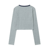 Women Long Sleeve T-Shirt Printed Short-Sleeved T-shirt Women's Spring and Autumn Casual
