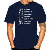 Men t-shirt Reading Japanese is really easy shirt