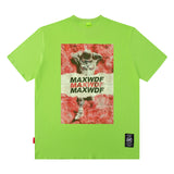 Men T Shirt Printed Fashion Brand Short Sleeve T-shirt Men and Women Couple Loose