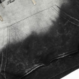 Men Hoodie Washed Old Spray Painting Printed Hoodie