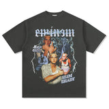 Detroit Eminem T Shirt Detroit Eminem Printed Short Sleeve Cotton Heavy Loose