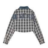 Men Long Sleeved T Shirt Letter Embroidery Long Sleeve Shirt Men Autumn Contrast Color Pocket Shirt Coat