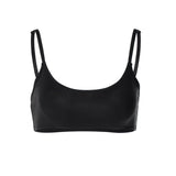 Women Halter Tops Winter Sexy Solid Color Slim Fit Midriff-Baring