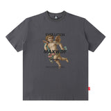 Men T Shirt Short Sleeve T-shirt Men and Women Loose