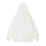 Men Hoodie Turtleneck Hooded Sweater Men's Paste Cloth Embroidery Letter Pullover