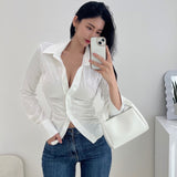 Women Long Sleeve Shirt Top Women Cardigan