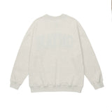 Men Hoodie Flocking Embroidered Letter Long Sleeve Sweater